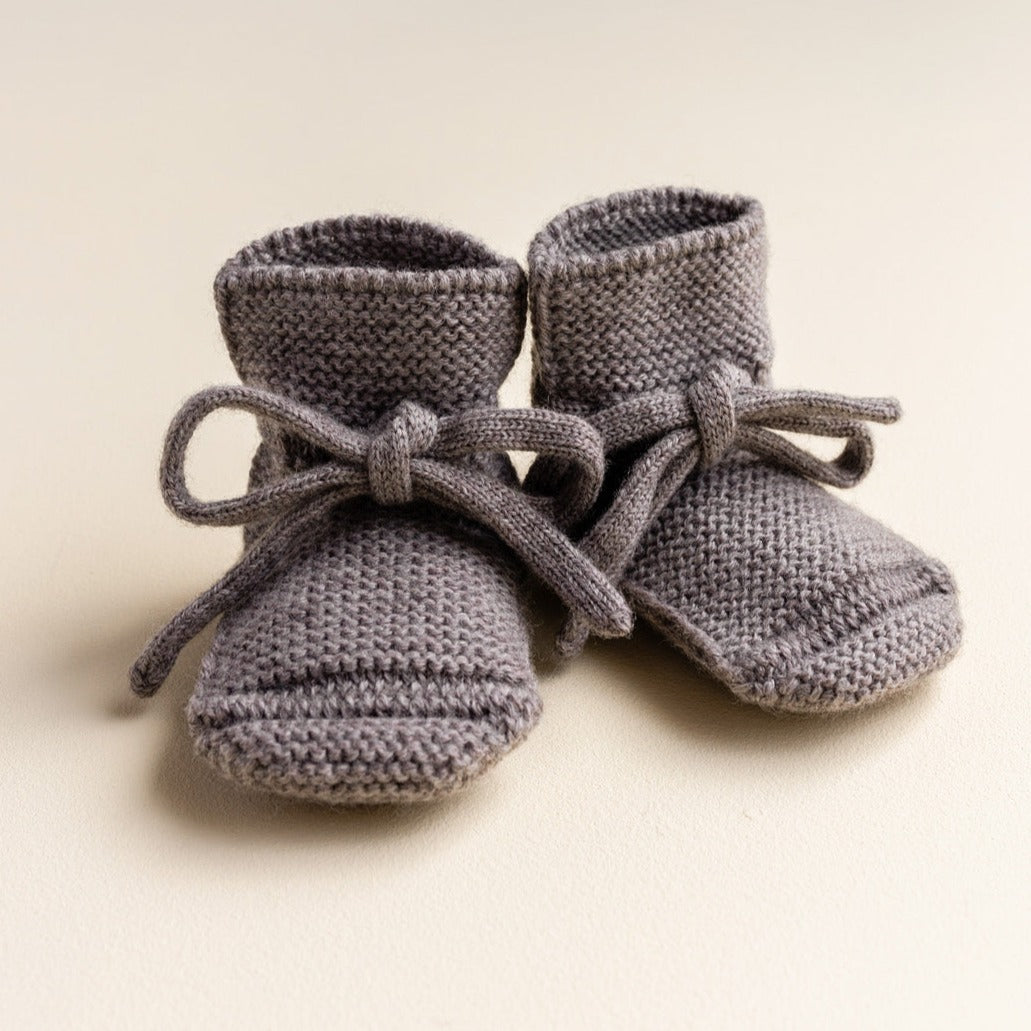 Strickschuhe 'Booties Otter' Merinowool