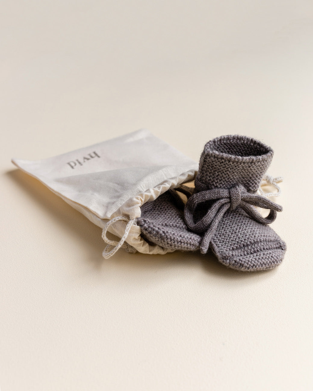 Strickschuhe 'Booties Otter' Merinowool
