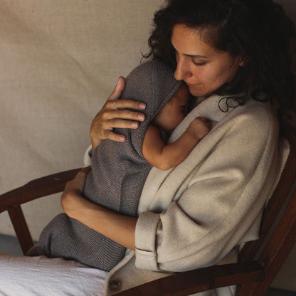 Swaddle 'Cocoon Otter' Merino wool