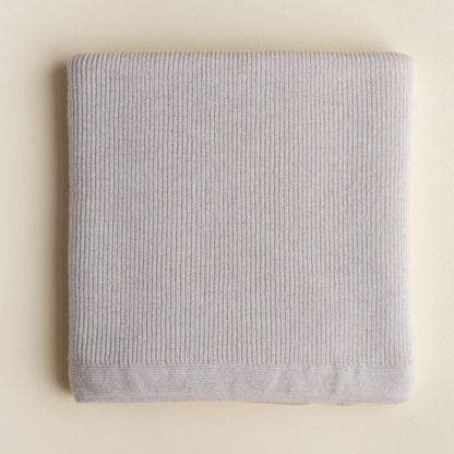 Merinowool Knit Blanket 'Felix Cream'