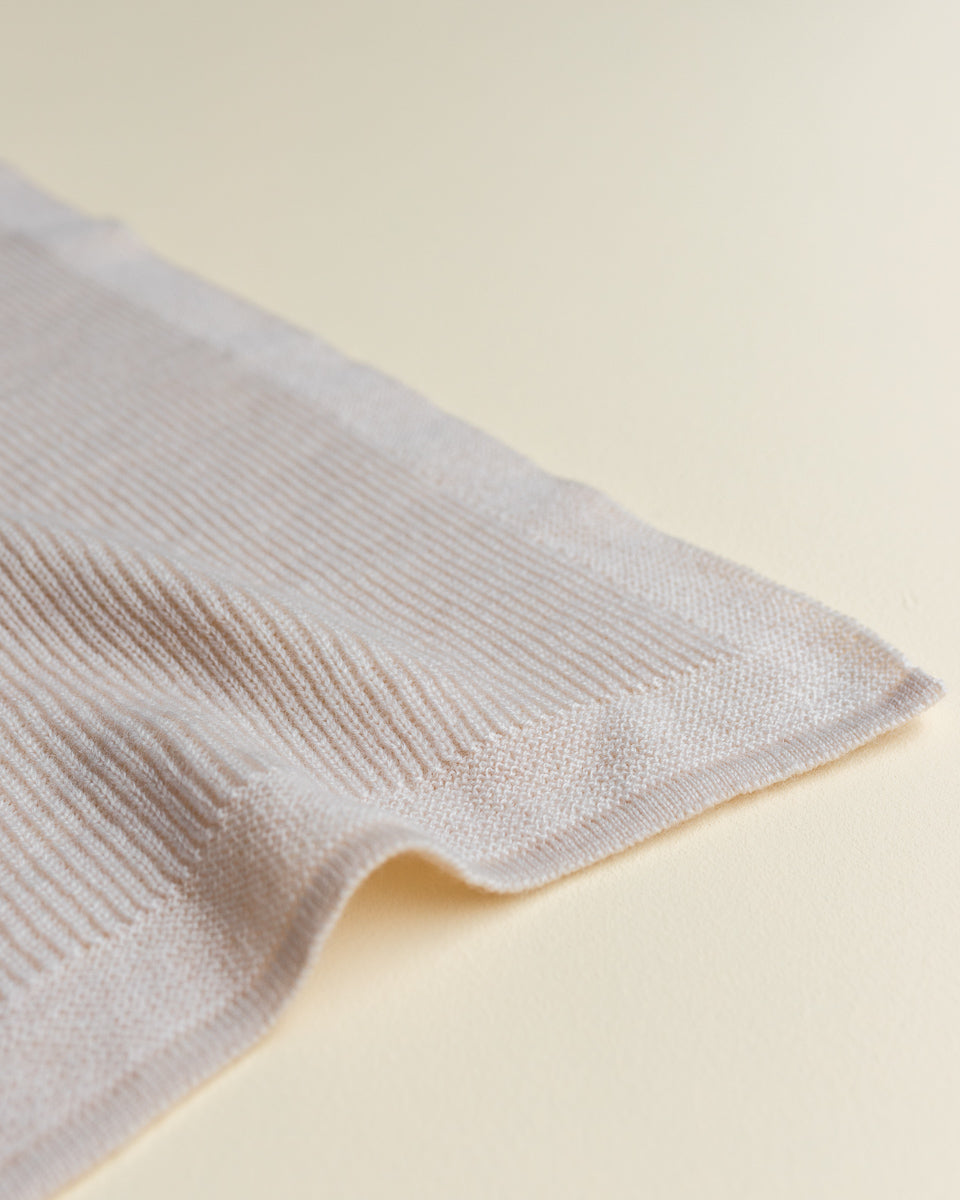 Merinowool Knit Blanket 'Felix Cream'