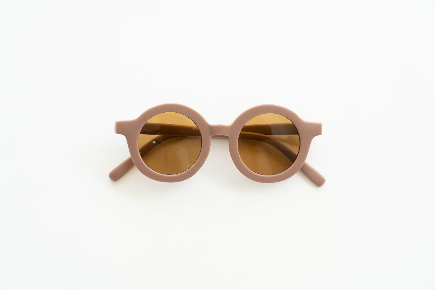 Round Sustainable Sunglass "Burlwood"