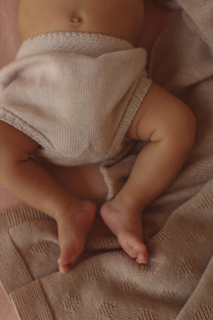 Merinowool Blanket 'Gloria Sand'