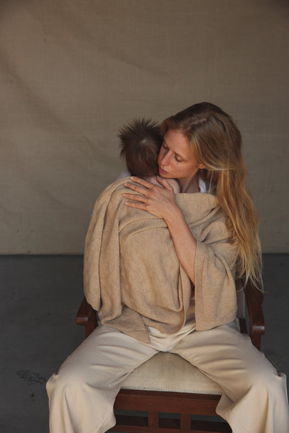 Merinowool Blanket 'Gloria Sand'