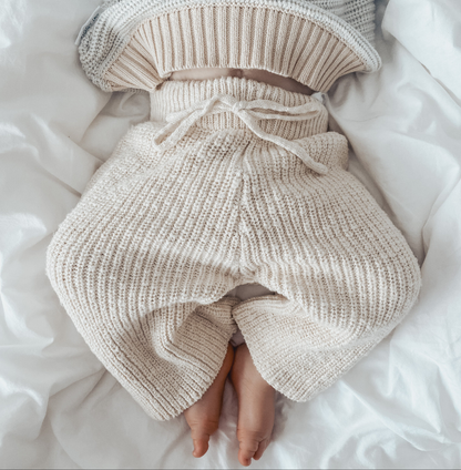 Cropped Knit Pants 'Honey'