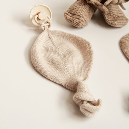Schnullerhalter 'Titi Comforter Off-White' Merinowool