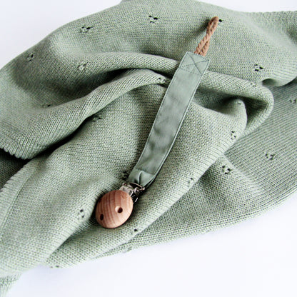Pacifier Fabric Clip 'Roman Green'