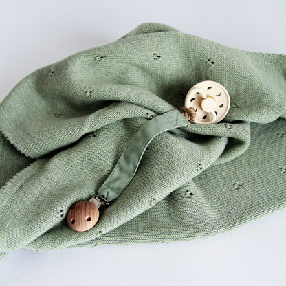 Pacifier Fabric Clip 'Roman Green'