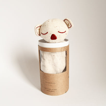 ORGANIC Schmusetuch KOALA "Cotton Speckled"