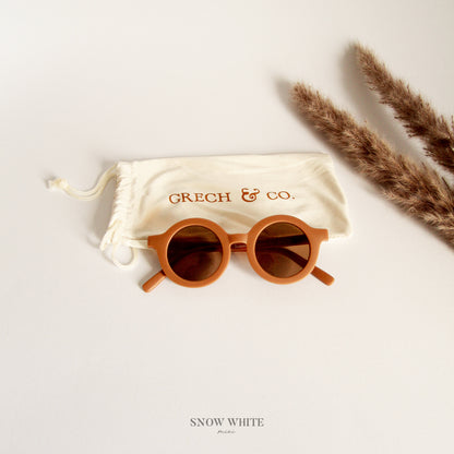 Round Sustainable Sunglass "Spice"