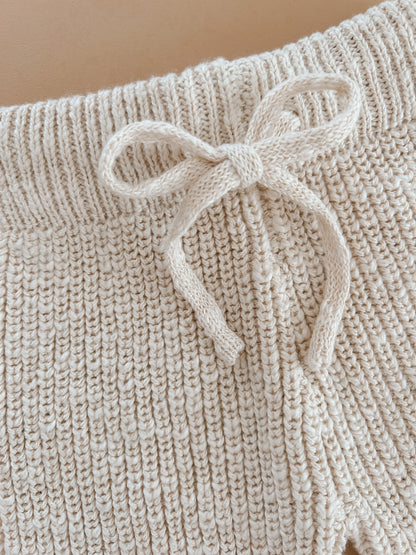 Cropped Knit Pants 'Honey'