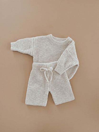 Cropped Knit Pants 'Honey'