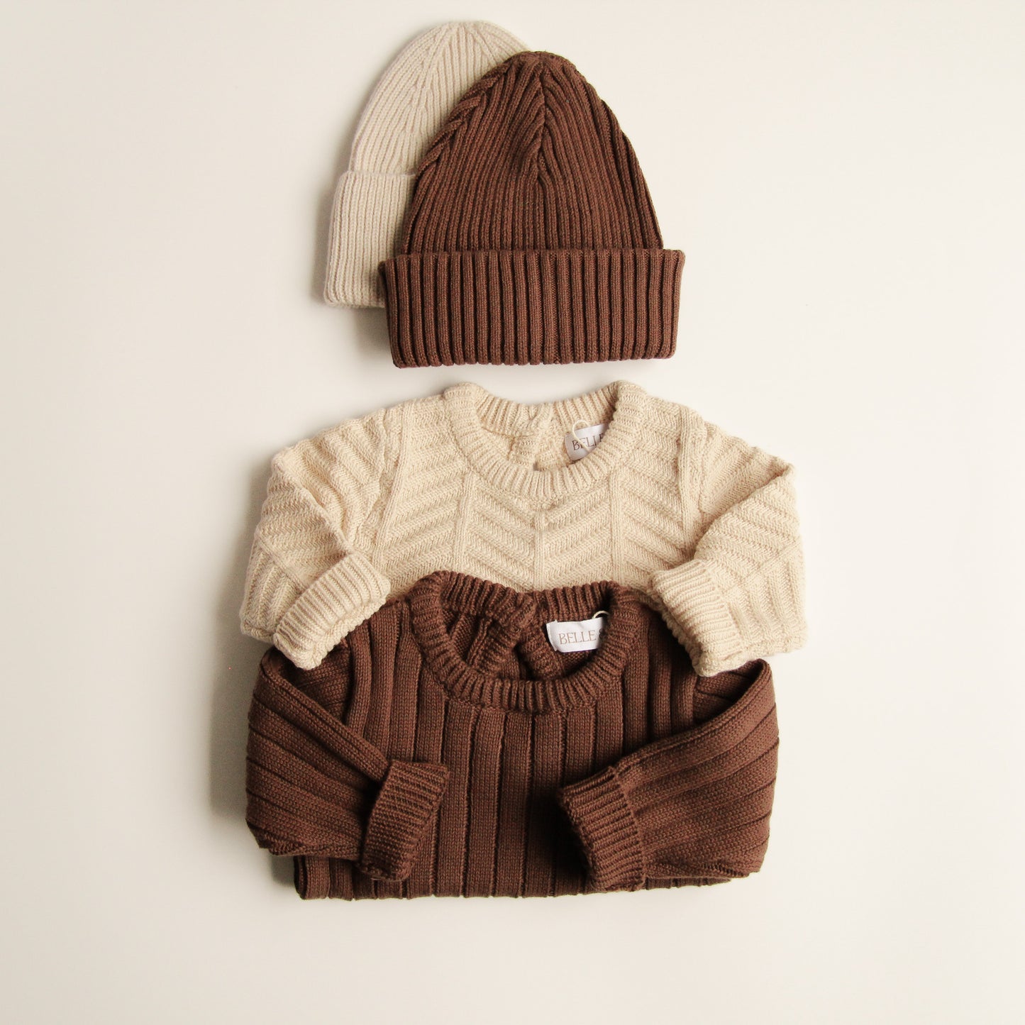 Ribbed Heirloom Romper | Dark Brown