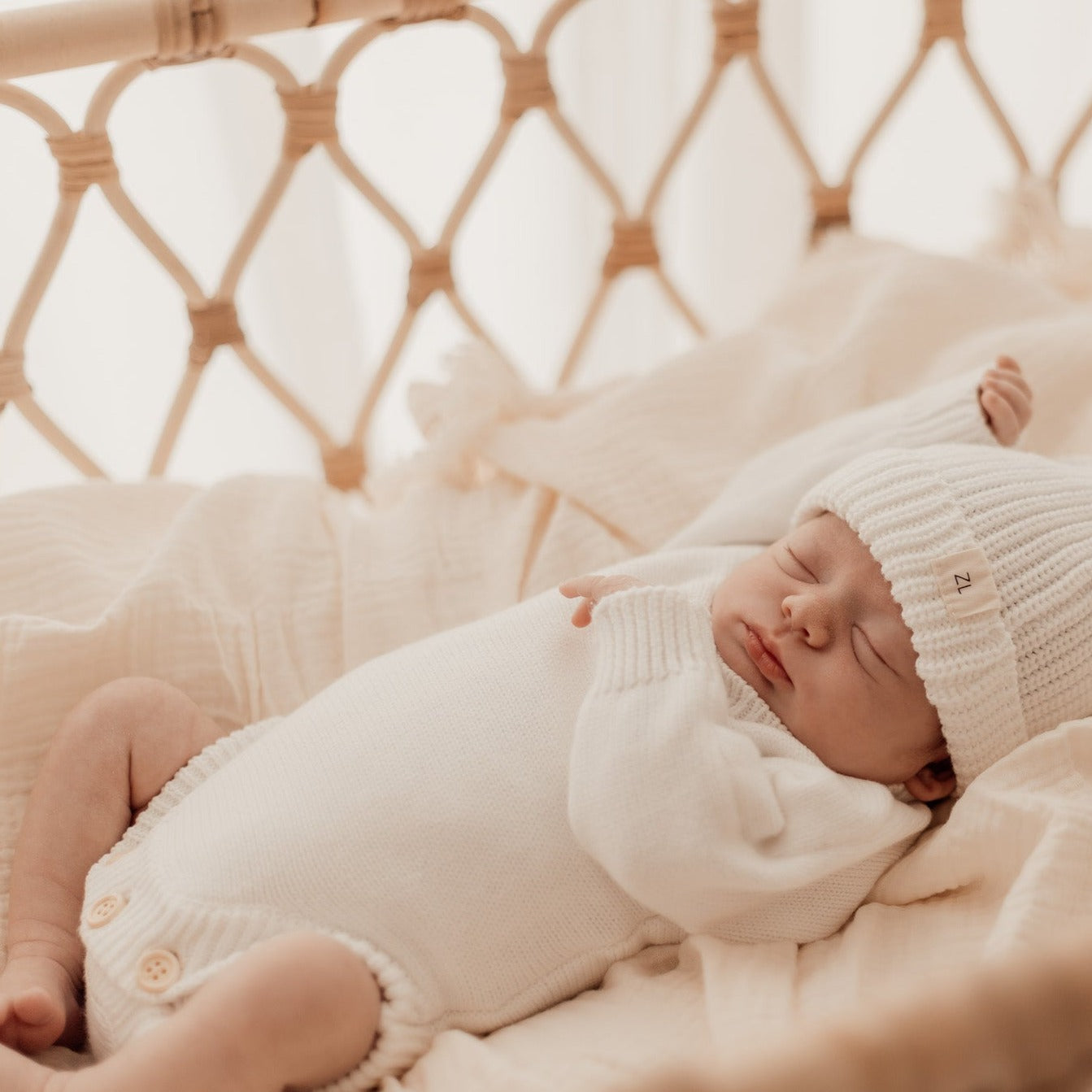 HEIRLOOM ROMPER "MILK"