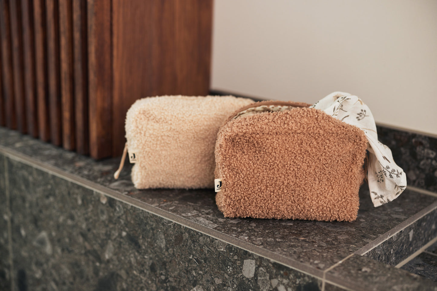 Cosmetic Bag Boucle | natural