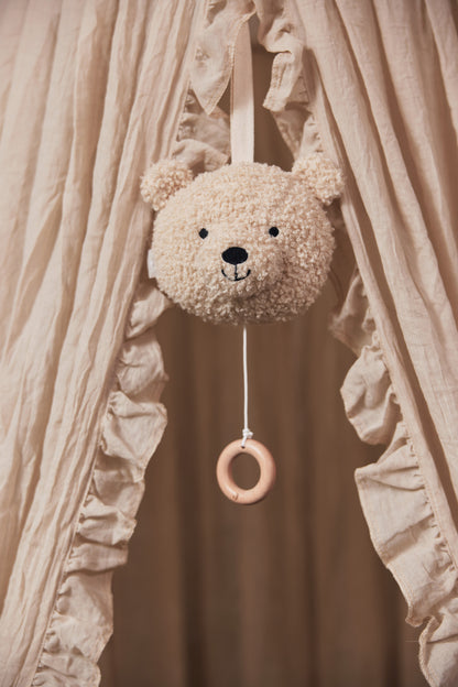 Music Box Teddy Bear | natural