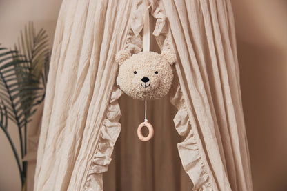 Music Box Teddy Bear | natural