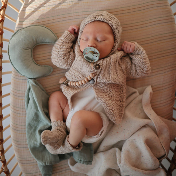 FRIGG Pacifier Moon Phase 'Cream/Sage' 2er Pack