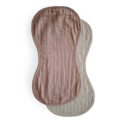 Burp Cloth - Natural/Fog