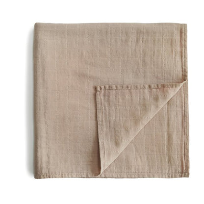 Muslin Swaddle 'Pale Taupe'