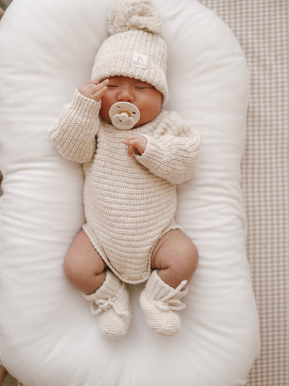 HEIRLOOM ROMPER "CHUNKY TEXTURED HONEY"