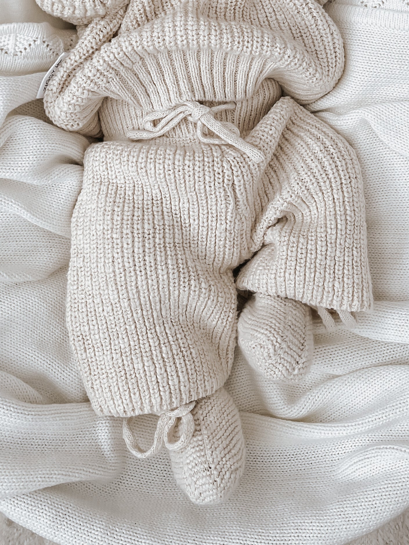 Cropped Knit Pants 'Honey'