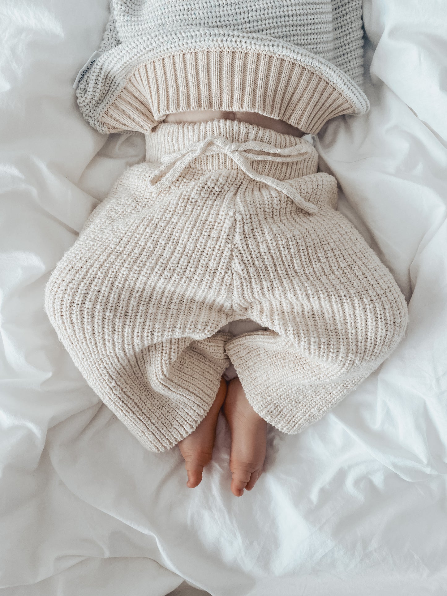 Cropped Knit Pants 'Honey'