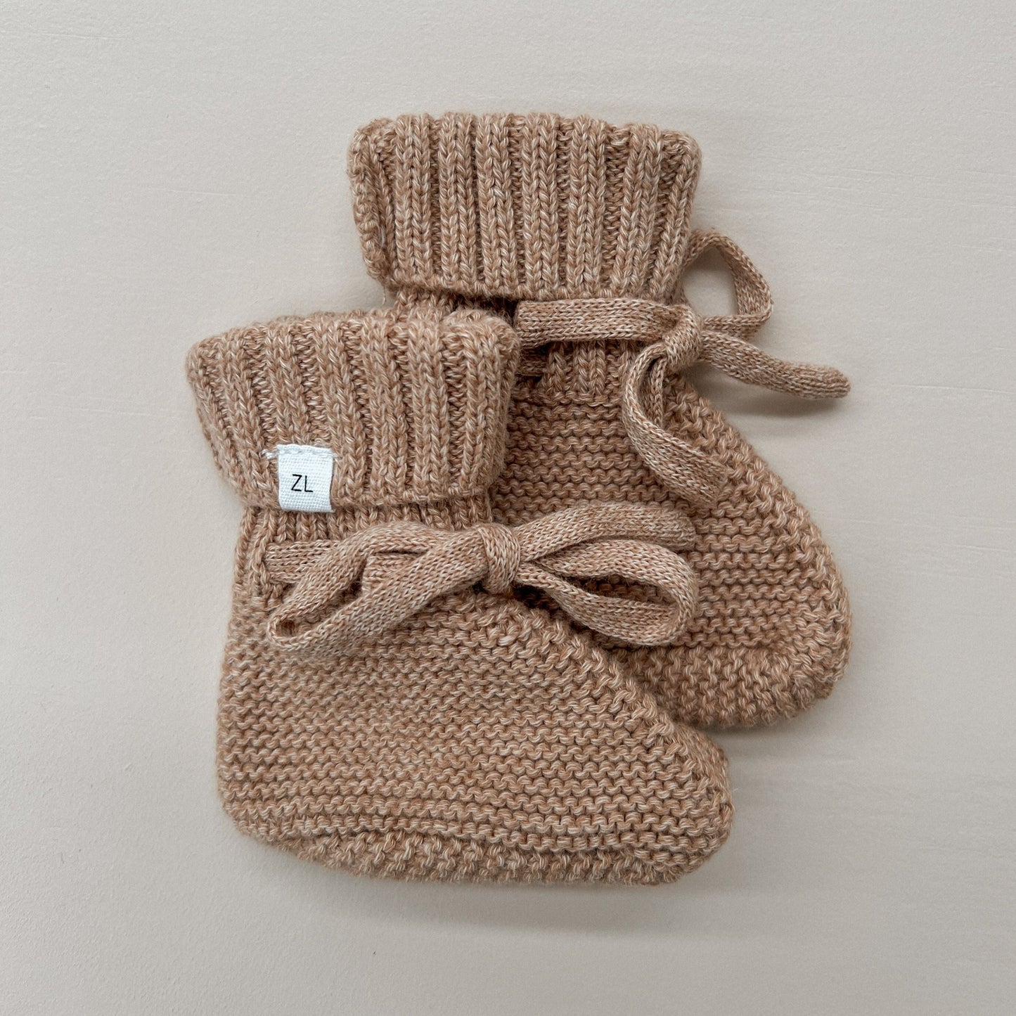 KNIT BOOTS | Knitted shoes "FAWN"