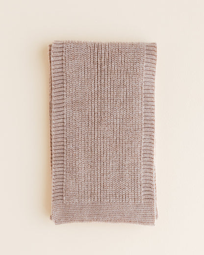 Merino Wool Scarf "Gustave Sand"