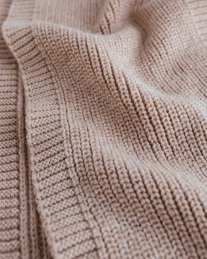 Merino Wool Scarf "Gustave Sand"