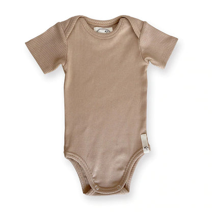 Body Short Sleeve - Rib - Nougat