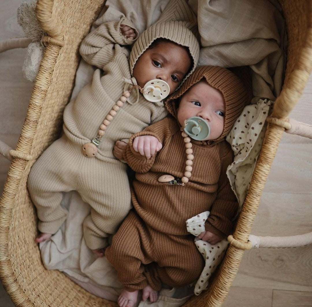 FRIGG Pacifier Moon Phase 'Cream/Sage' 2er Pack