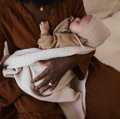 Merinowool Blanket 'Dora' | Cream