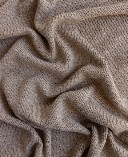 Merino wool blanket 'Dora' | sand