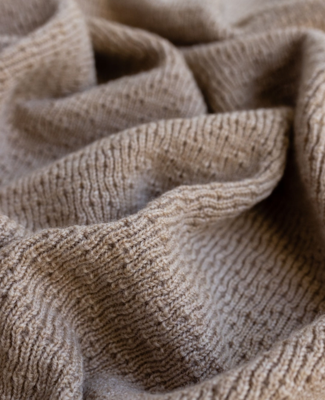 Merino wool blanket 'Dora' | sand