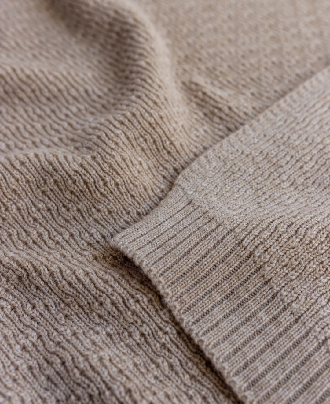 Merino wool blanket 'Dora' | sand