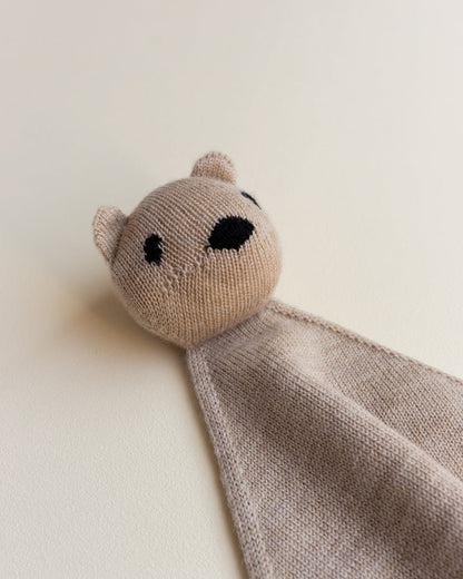 Schmusetuch 'Teddy Tokki Sand' Merinowool