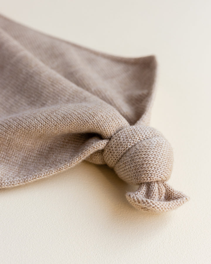 Schmusetuch 'Teddy Tokki Sand' Merinowool