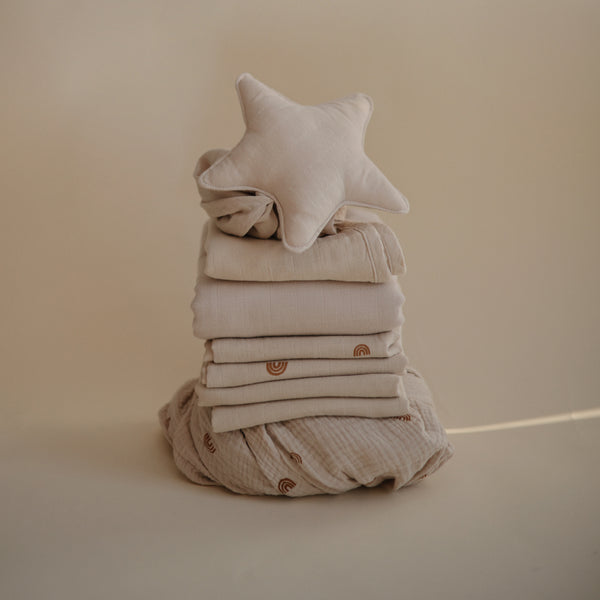 Mulltücher Muslin Cloth (3er Set) 'rainbow'