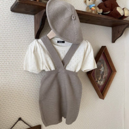 Lion Knit Dungarees